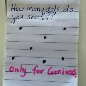 How many dots are there? How many dots are there?